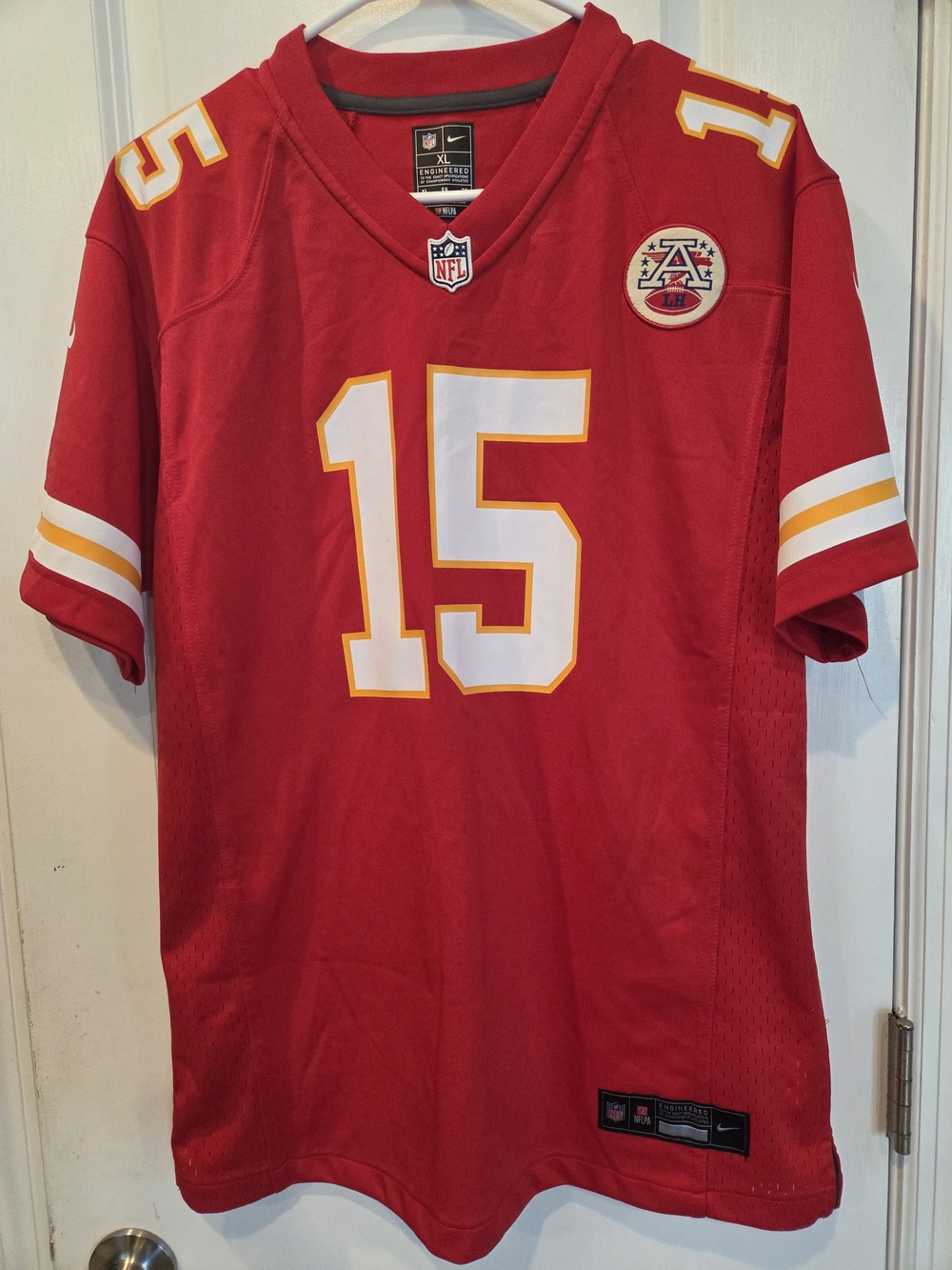 Kansas City Chiefs #15 Patrick Mahomes Jersey